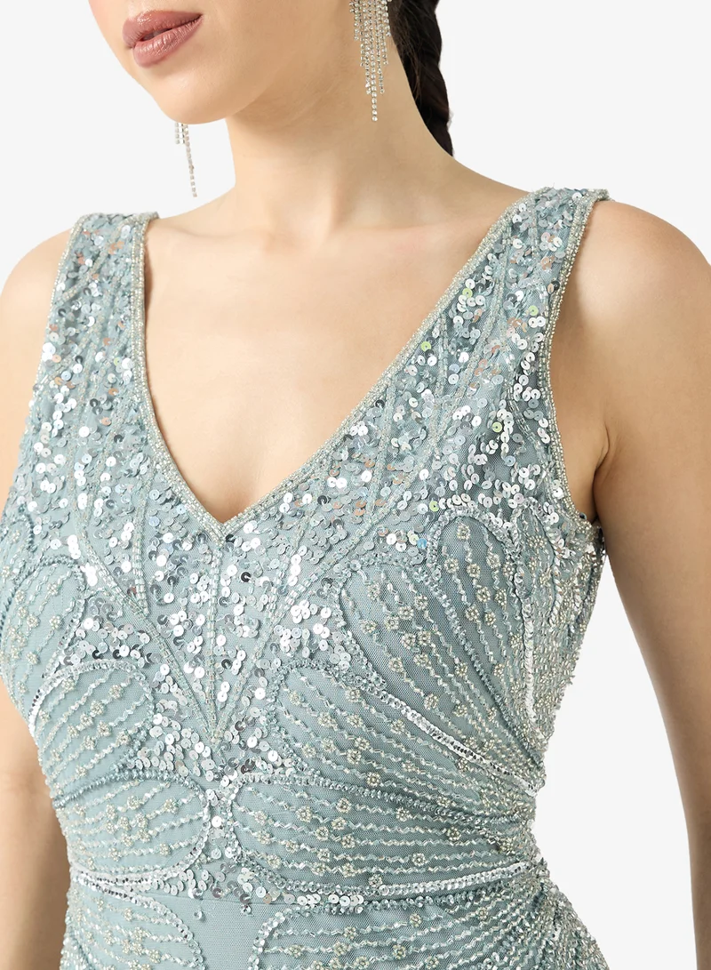 Namshi x  Embellished Evening Dress for Women | Best Price UAE